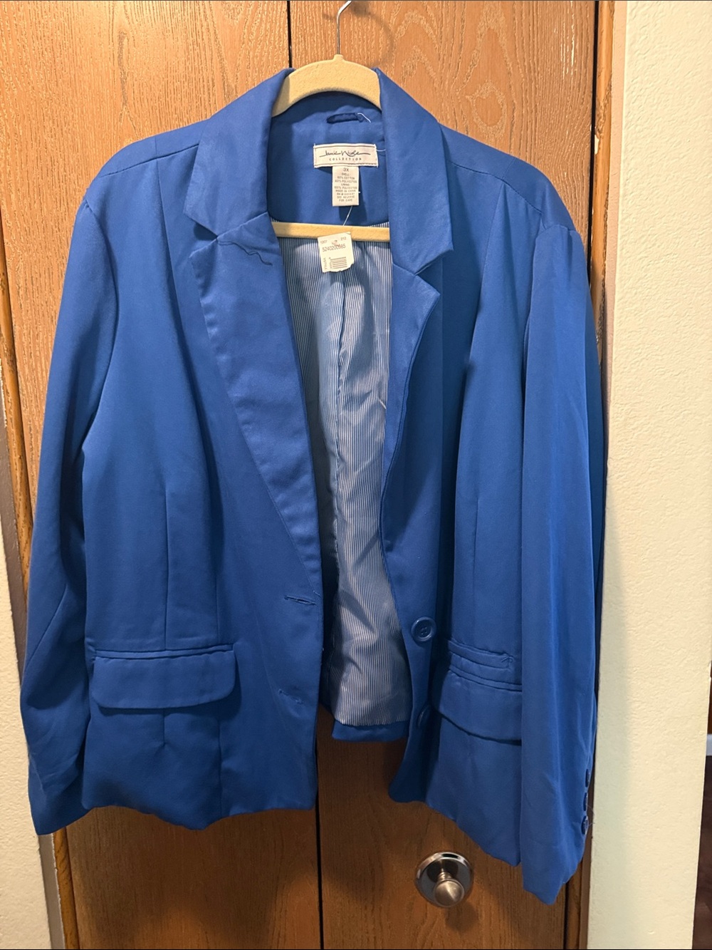 Windsor Women's Royal Blue Single-Button Blazer